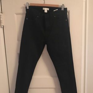 H&M skinny black denim jeans.